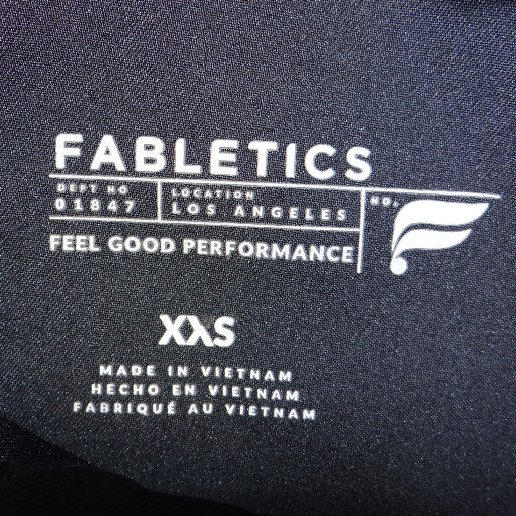 Fabletics Women Black Scrub Jogger Pants XXS Workwear Drawstring Pockets