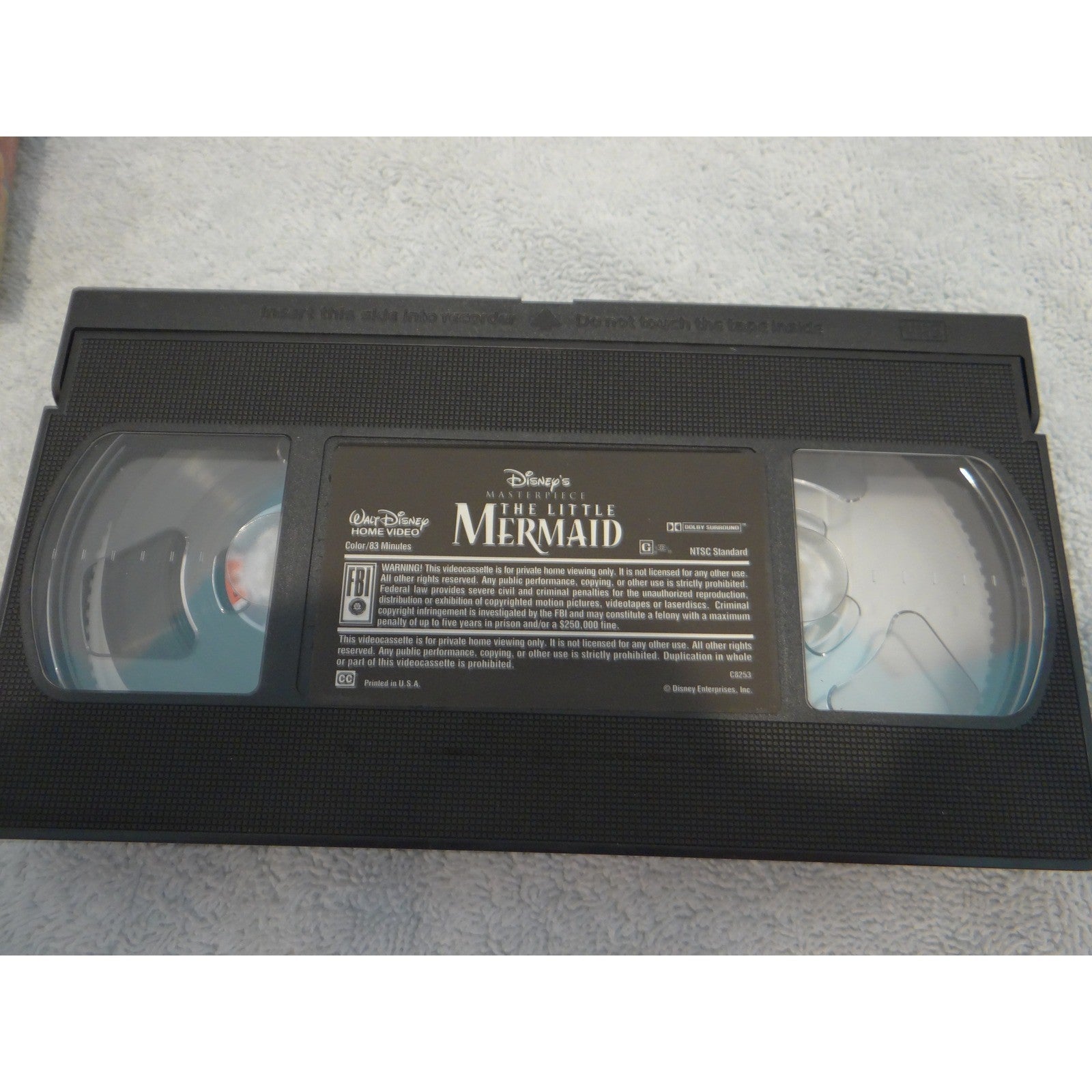 Disney The Little Mermaid VHS Masterpiece Collection Special Edition THX 12731