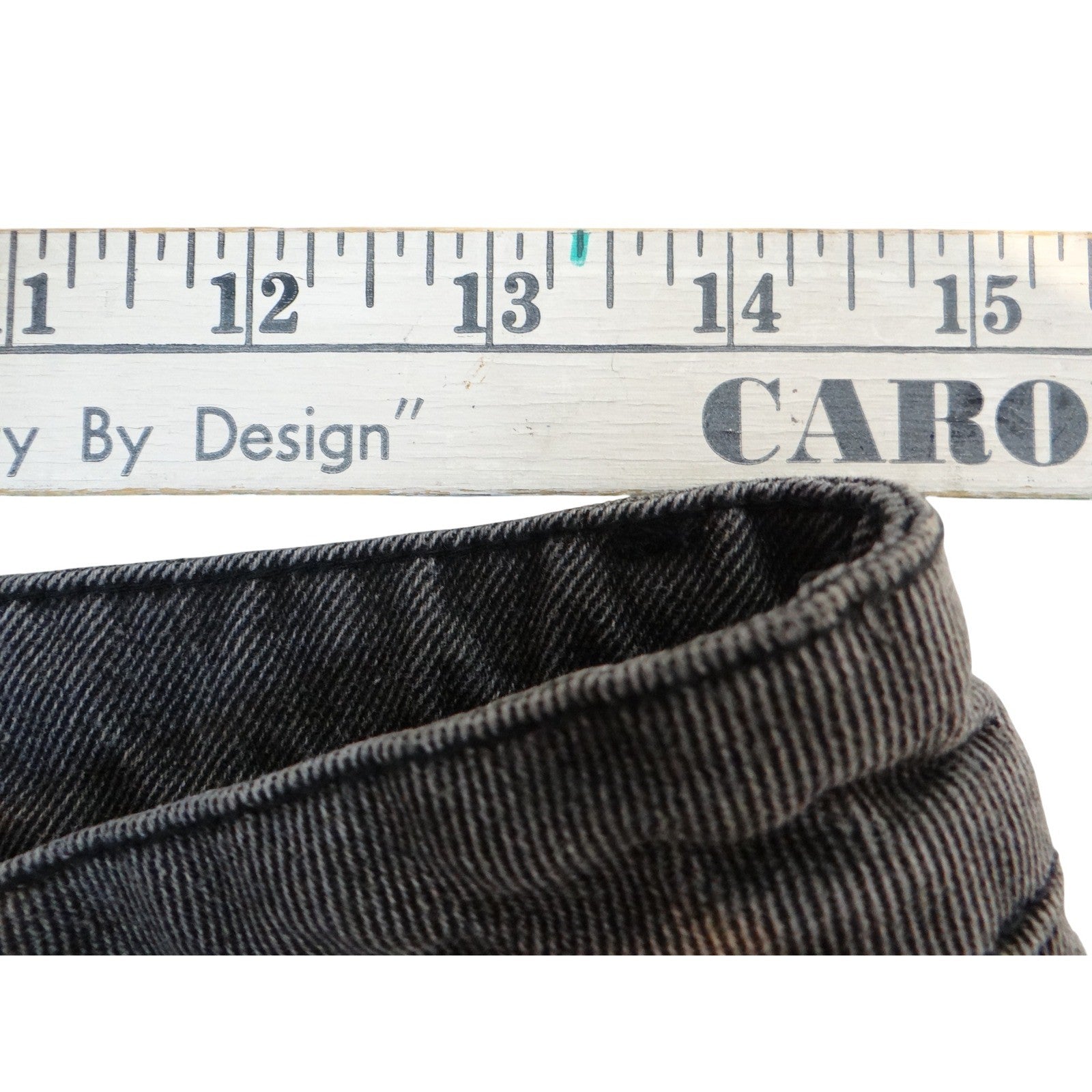 EDIKTED Wide Leg Jeans Charcoal Wash Women's Size M