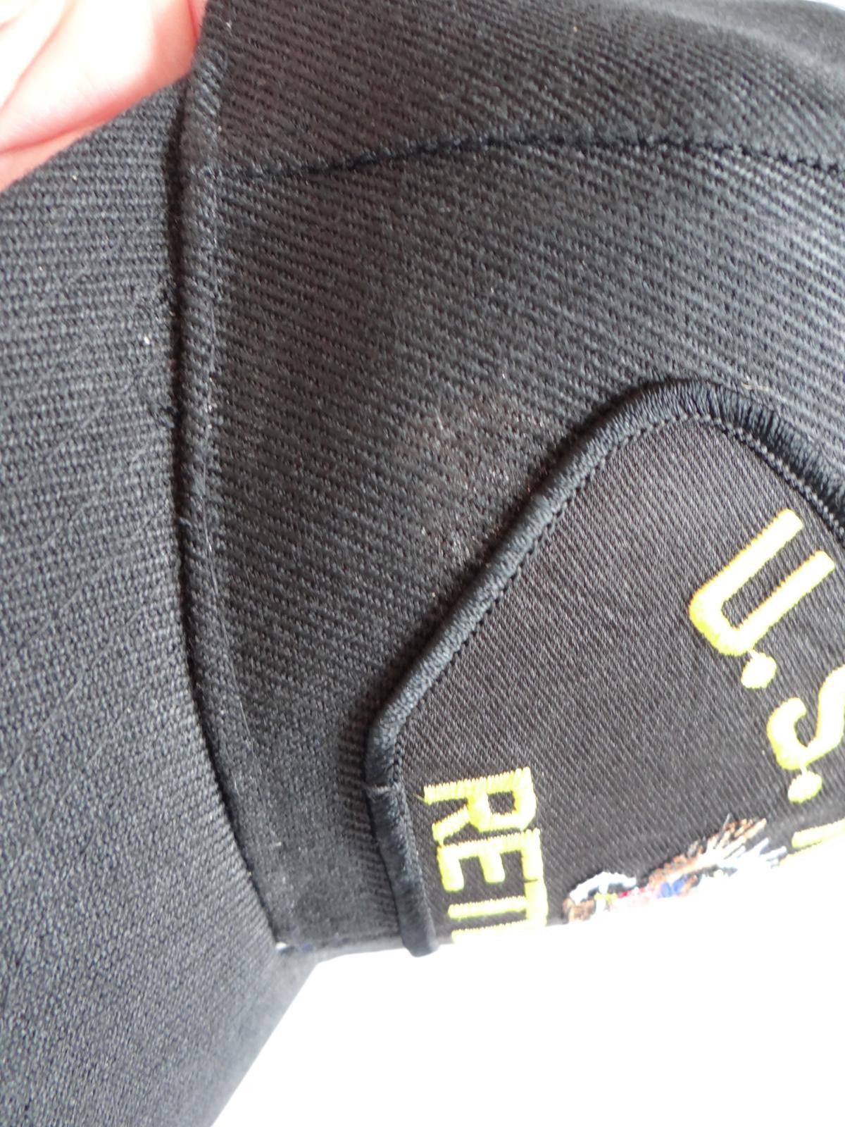 U.S. Navy Retired Black Baseball Cap
