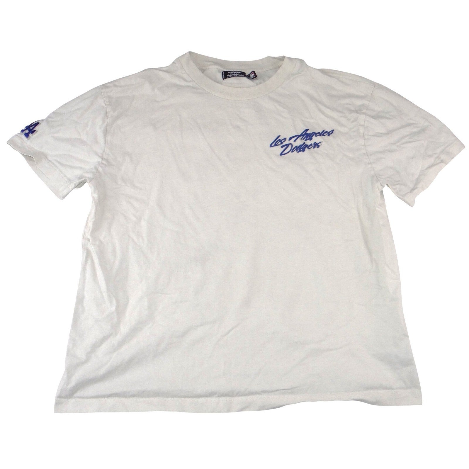 Pro Standard Los Angeles Dodgers Cream Embroidered T-Shirt Mens XL MLB