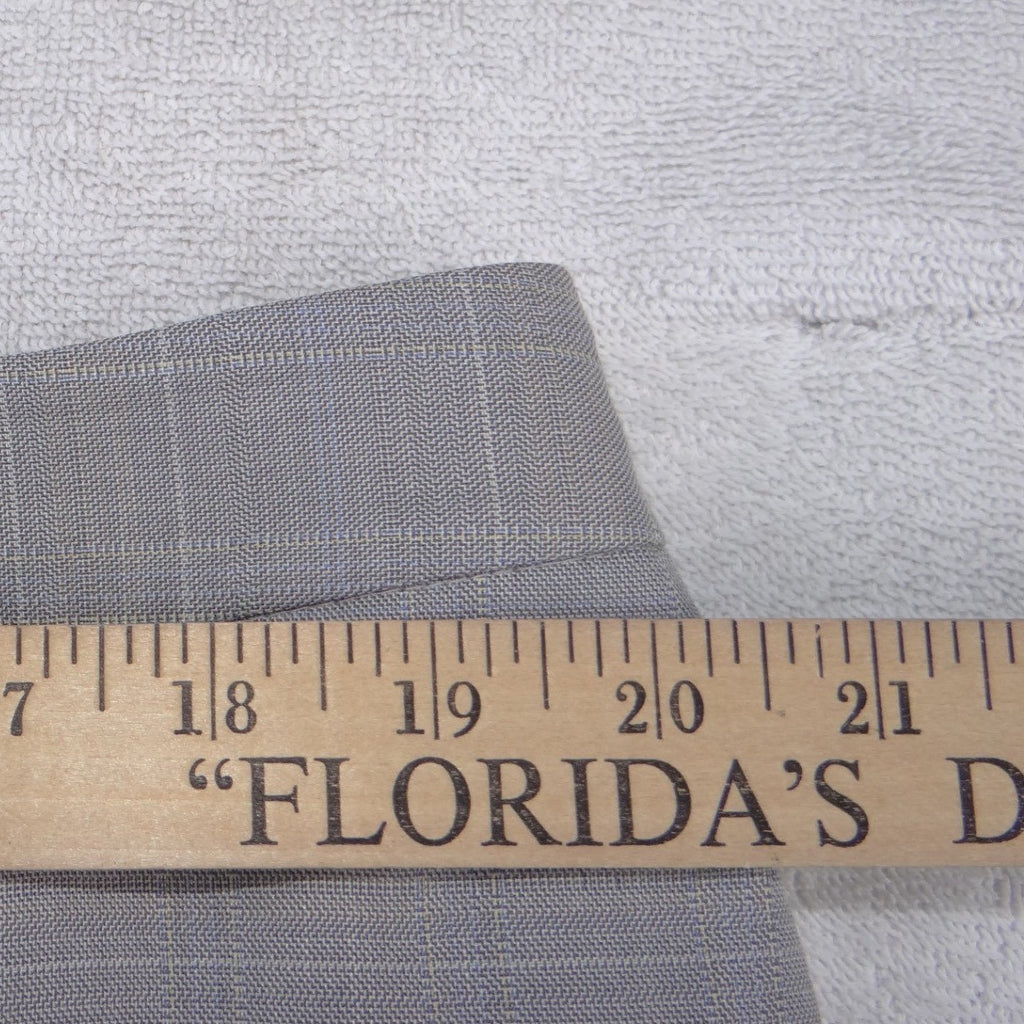Evan-Picone Grey Plaid Dress Pants Womens 18 Straight Leg Professional Workwear
