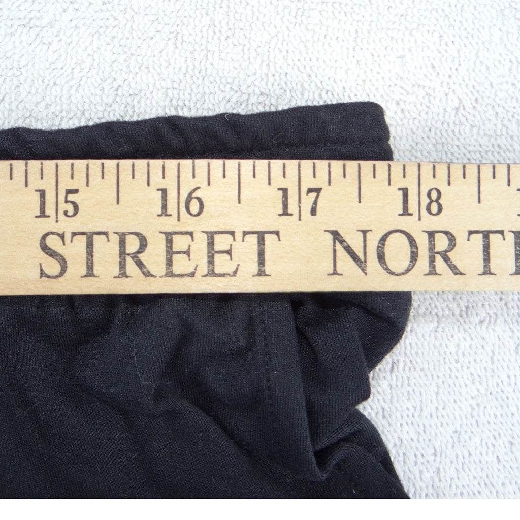 Eddie Bauer Lounge Shorts Mens Large Black Elastic Waist Drawstring