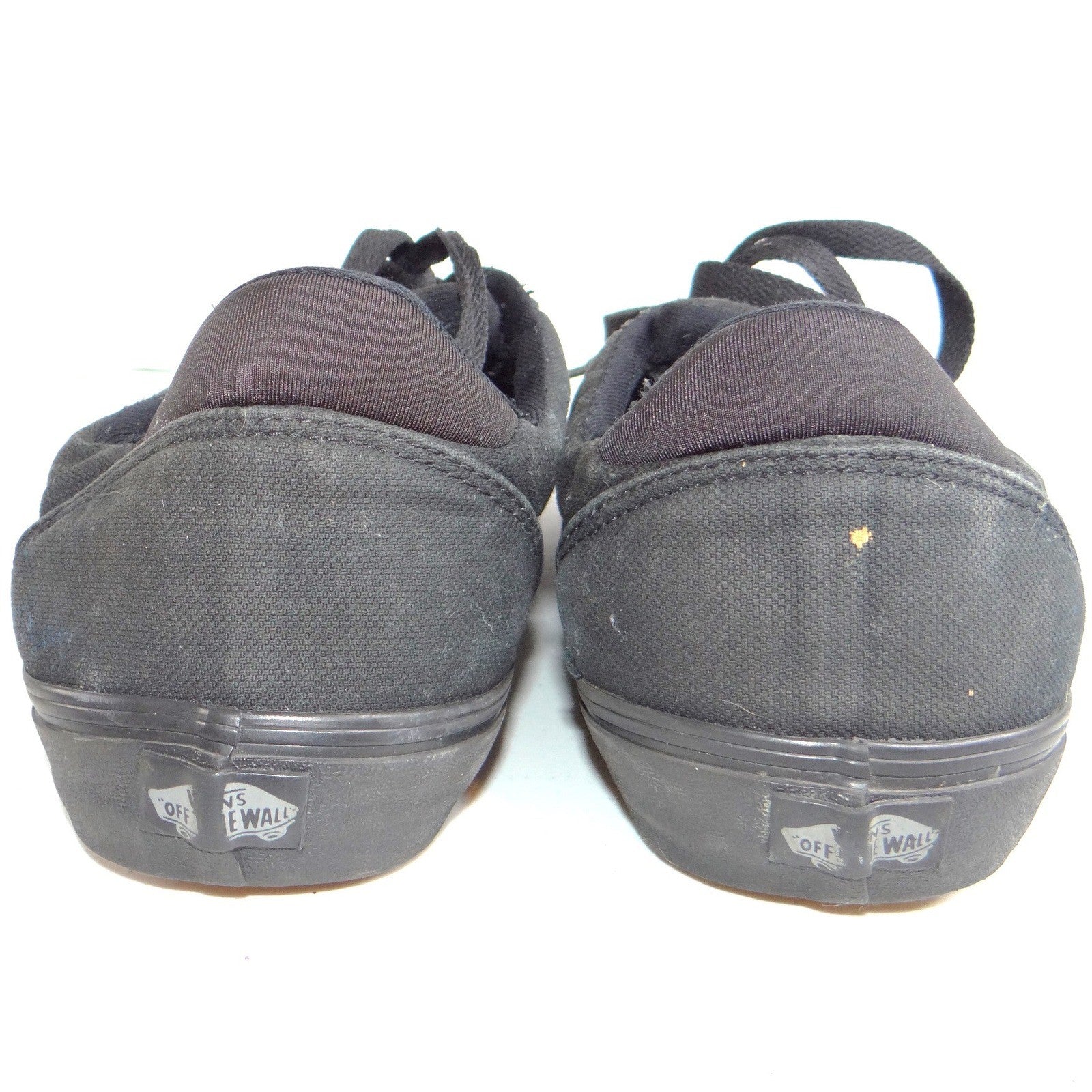 Vans Atwood Triple Black Canvas Low Top Skate Shoes Mens 13