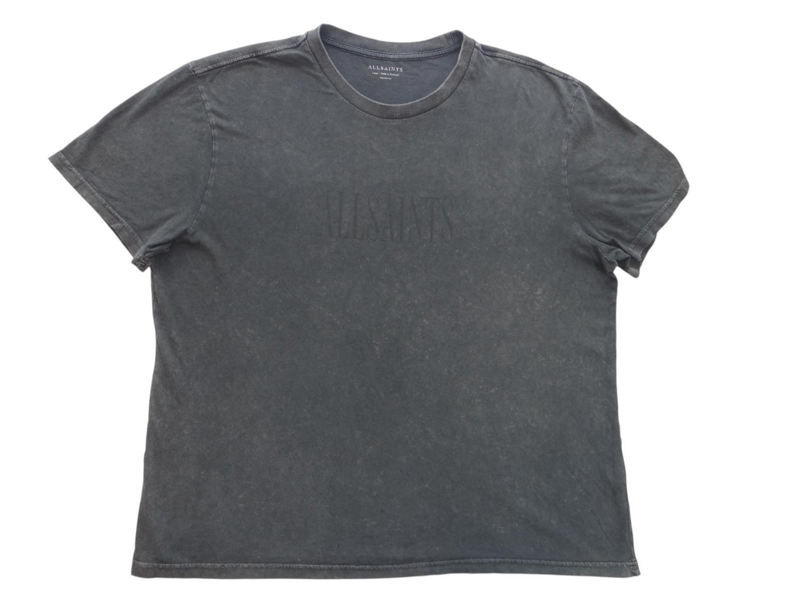 All Saints Vintage style Black Graphic T-Shirt - NUTOPIA - Large