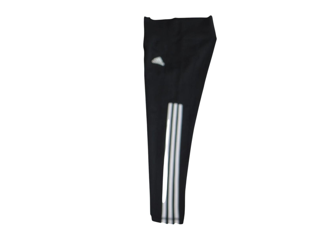 Adidas Women's Performance Leggings - Black with Stripes
