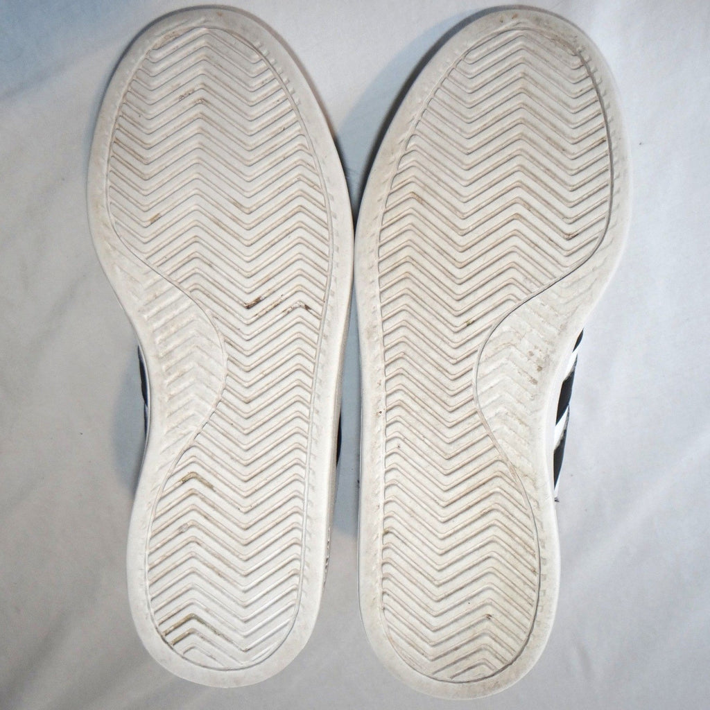 Adidas Grand Court 2.0 Shoes White Black Stripes Low Top Sneakers Mens Size 7