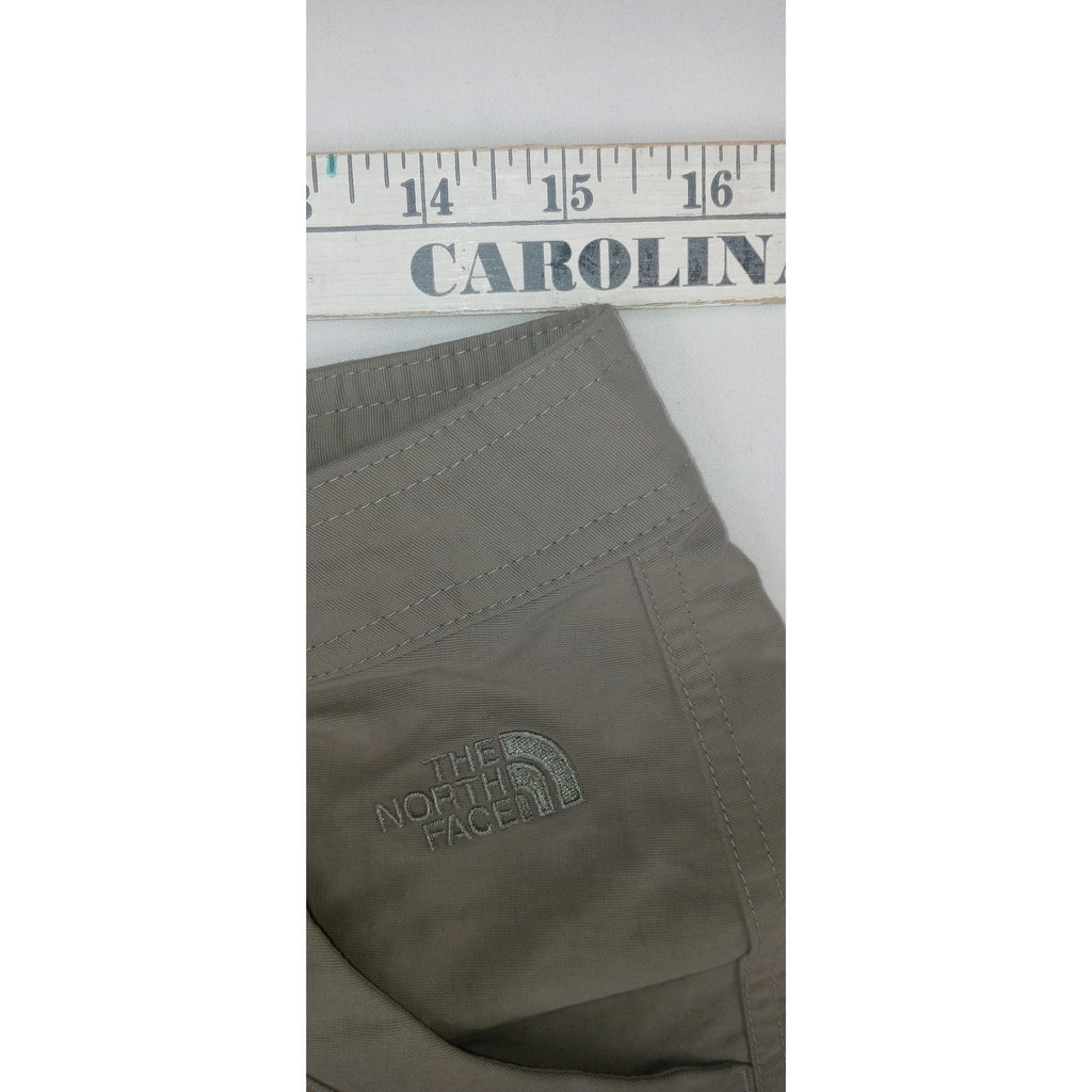 The North Face Womens Cargo Capri Pants Khaki Outdoor Casual Size 8
