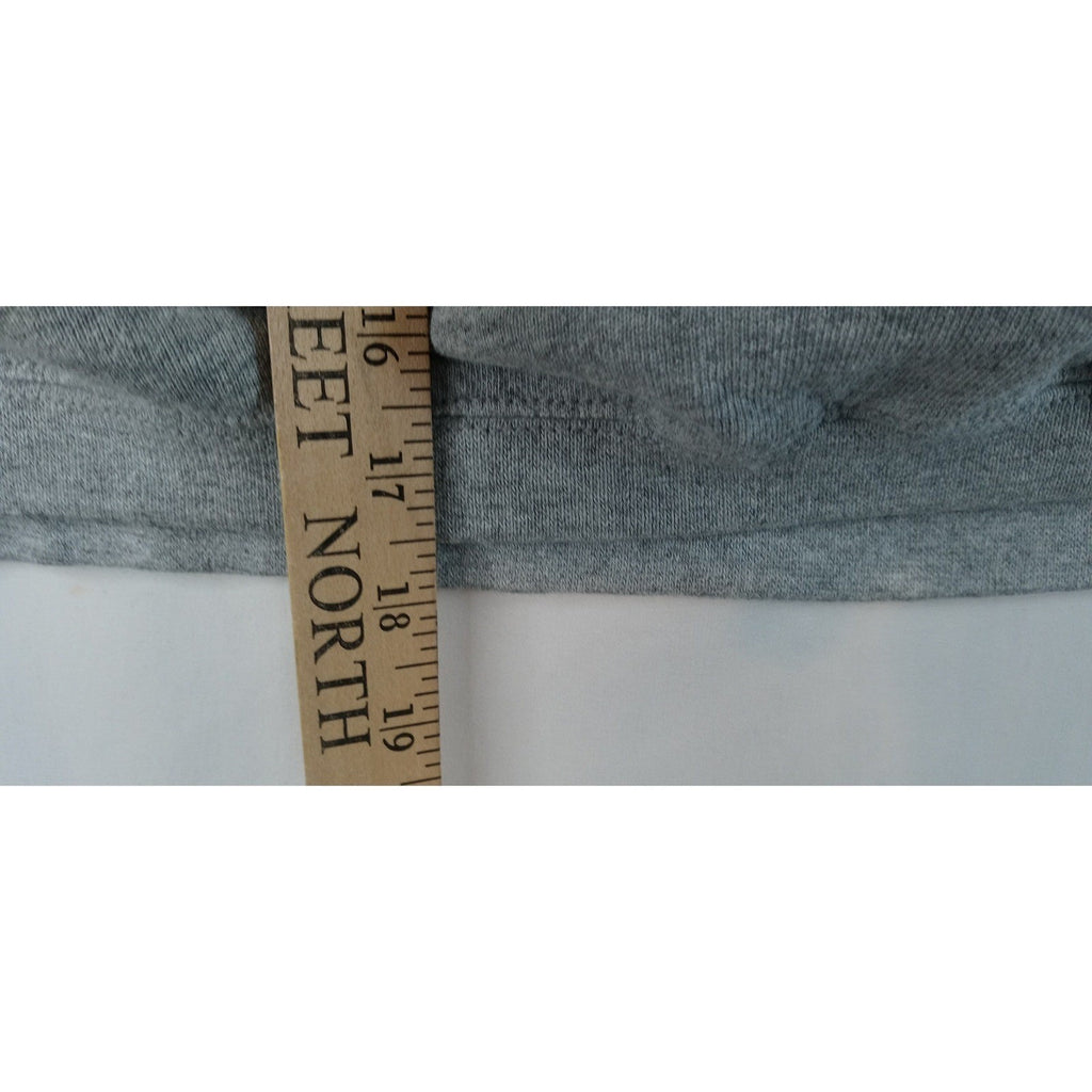 Disney Mickey Mouse Plaid Graphic Sweatshirt Grey Raglan Sleeve Women's