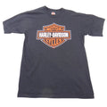 Harley-Davidson Big Logo Durango Colorado Steam Engine Graphic T-Shirt Black Lrg
