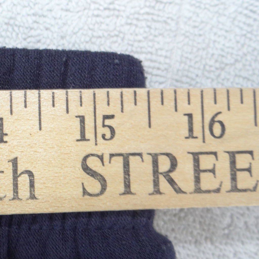 Athletico Mens Navy Blue Fleece Joggers Striped Sweatpants Size L