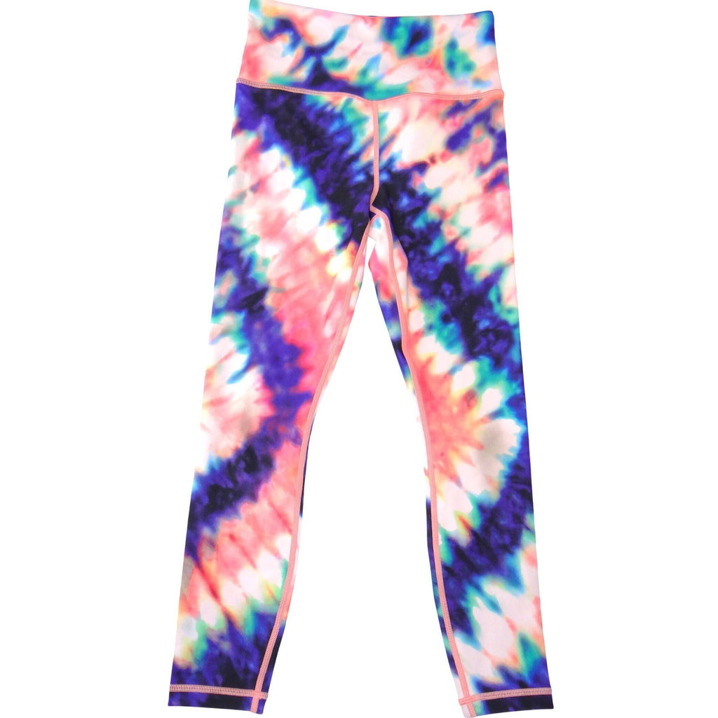 Athleta Elation Tie Dye 7/8 Tight Leggings Womens XS Multi Color High Rise