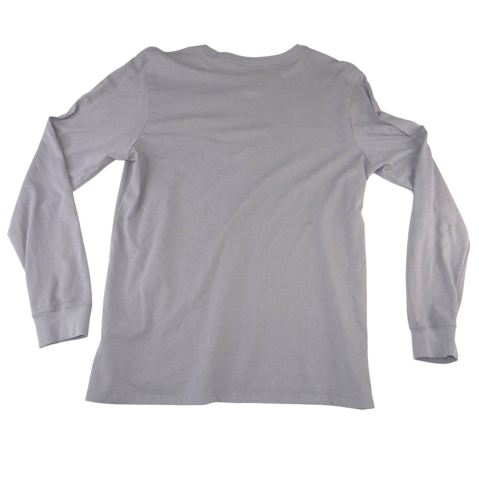 Nike Dri-FIT Mens Long Sleeve Training Shirt Grey Athletic Cut Large