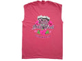 Women's Pink Sleeveless Muscle Tee - Love Bike Week 2017 Weirs Beach NH