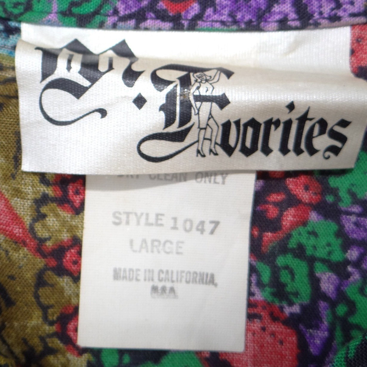 My Favorites Vintage Patchwork Blouse Sheer Mesh Sleeves Heart Buttons Large