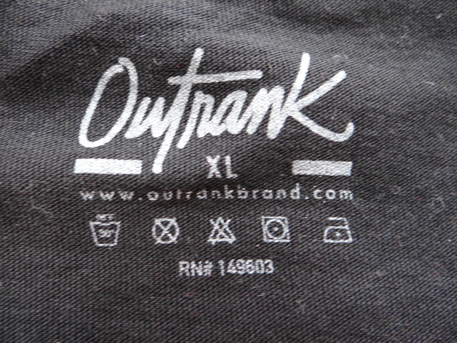 Outrank Black Graphic T-Shirt Men's XL