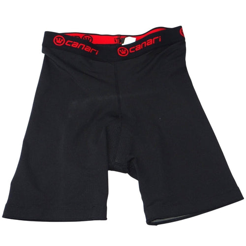 Canari Mens Black Padded Cycling Shorts Size Medium