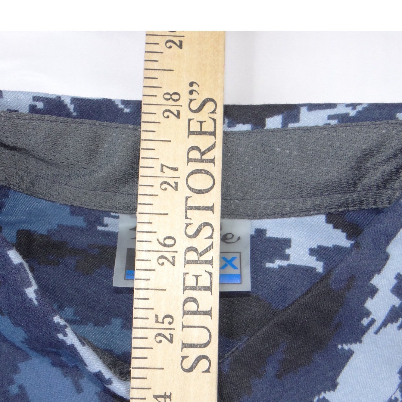 NWT-Salt Life SLX Mens Medium Blue Black Fish Camo Long Sleeve Button Down