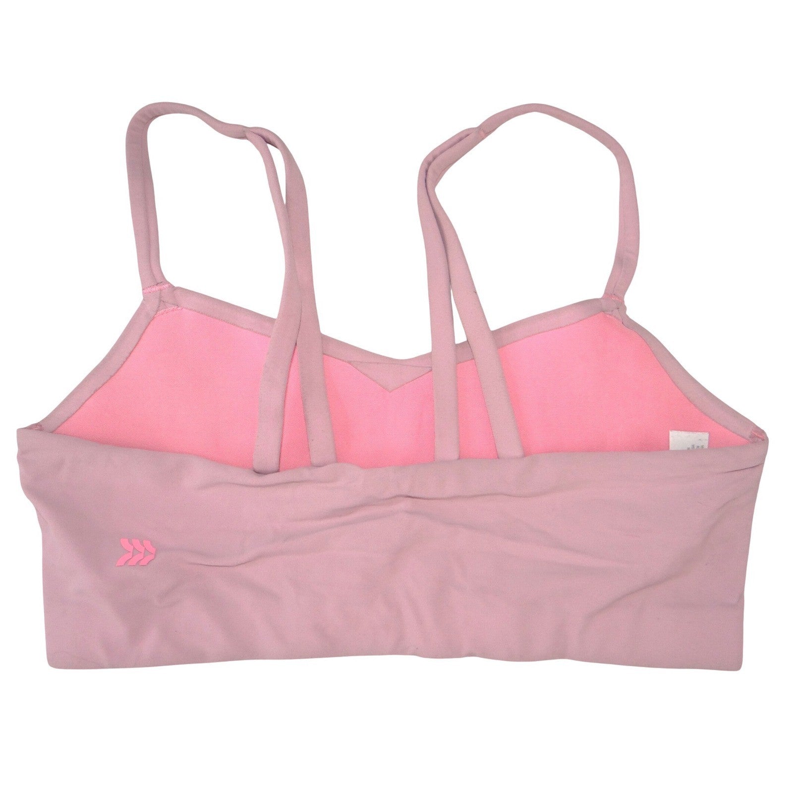 All In Motion Womens Mauve Pink Double Strap V-Neck Sports Bra Size S