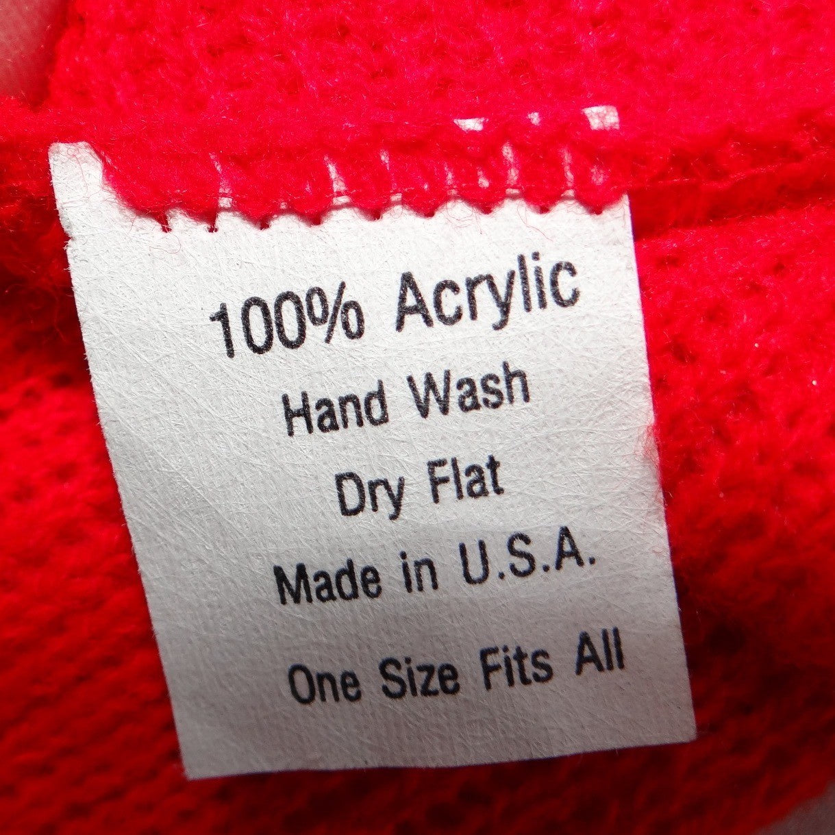 Red Knit Cowl Neck Tunic Top One Size Fits All