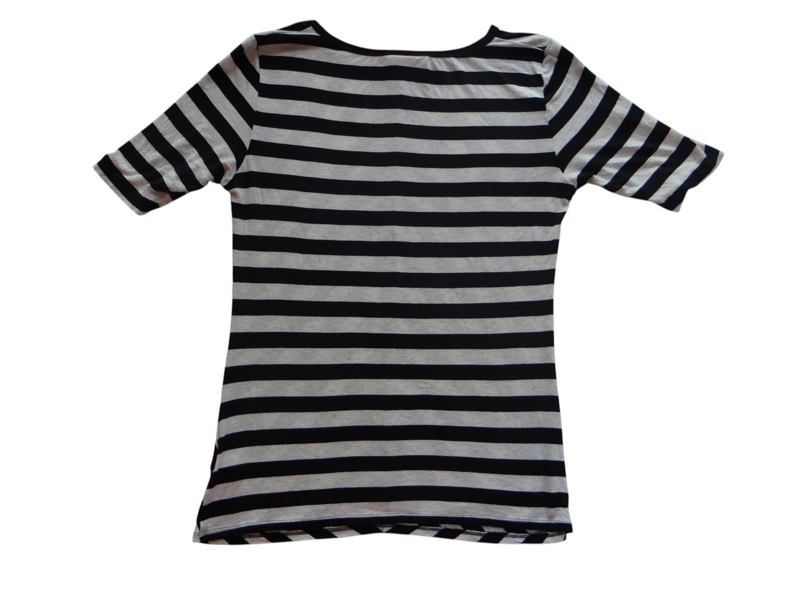 LuLaRoe Black and White Striped Shirt - Stylish and Versatile