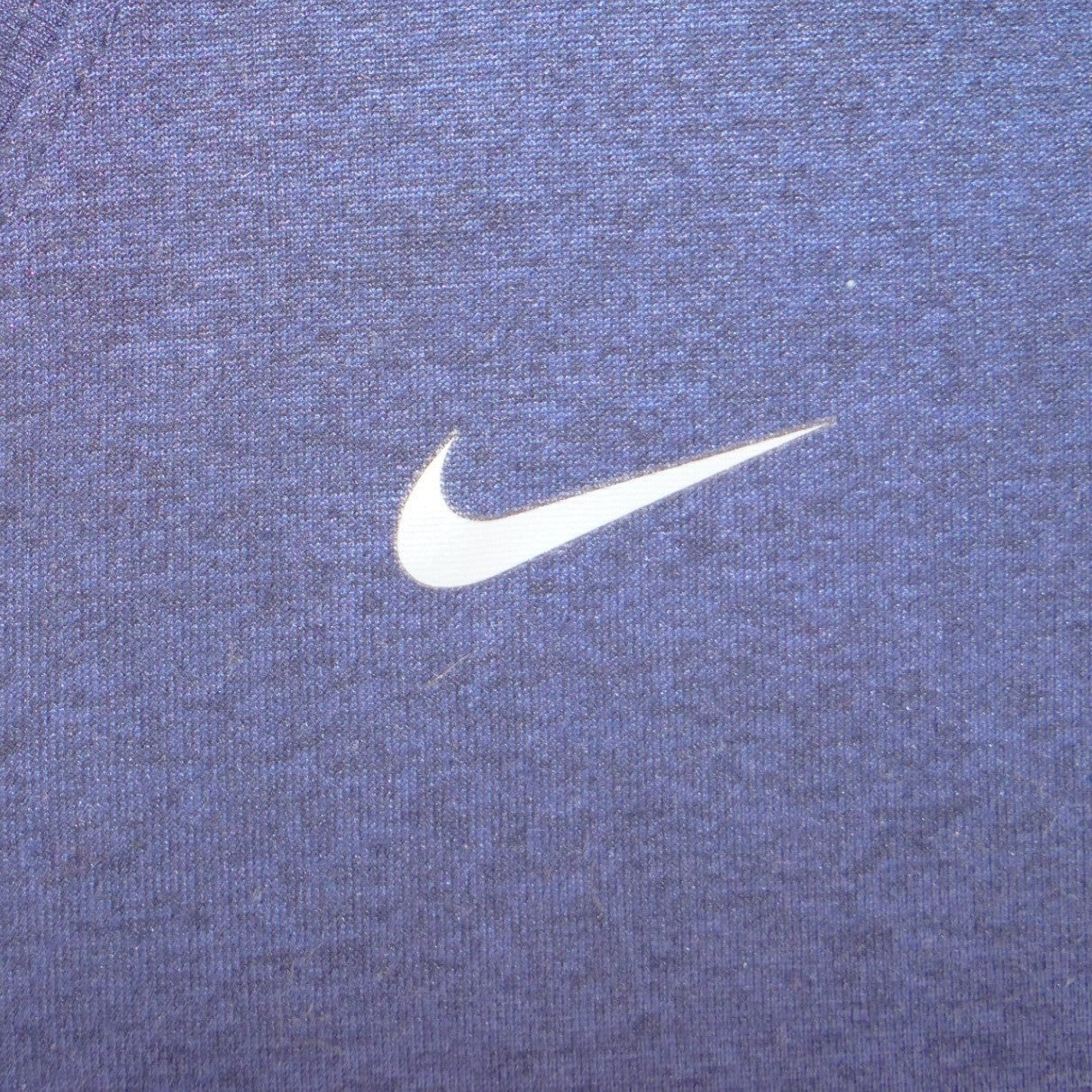 Nike Dri-FIT Womens V-Neck Short Sleeve Training Shirt Navy Blue Regular Fit M