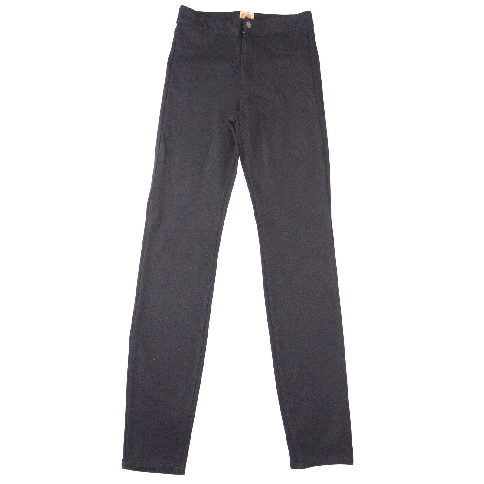 GB Womens High Waisted Skinny Pants Black Stretch Slim Fit Size M