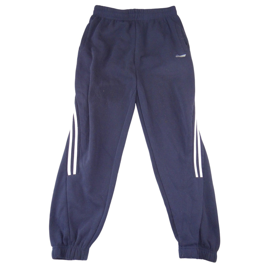 Athletico Mens Navy Blue Fleece Joggers Striped Sweatpants Size L