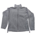 Columbia Mens Gray Full Zip Fleece Jacket High Neck Outdoor Layer Size M