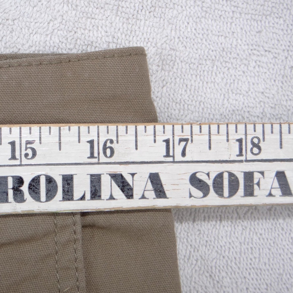 Columbia Mens Tan Khaki Canvas Utility Hiking Pants Straight Leg 32x30