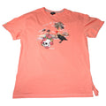 AKOO Coral Graphic Embroidered TShirt Skull Roses Raven Tropical Tour Size 3XL