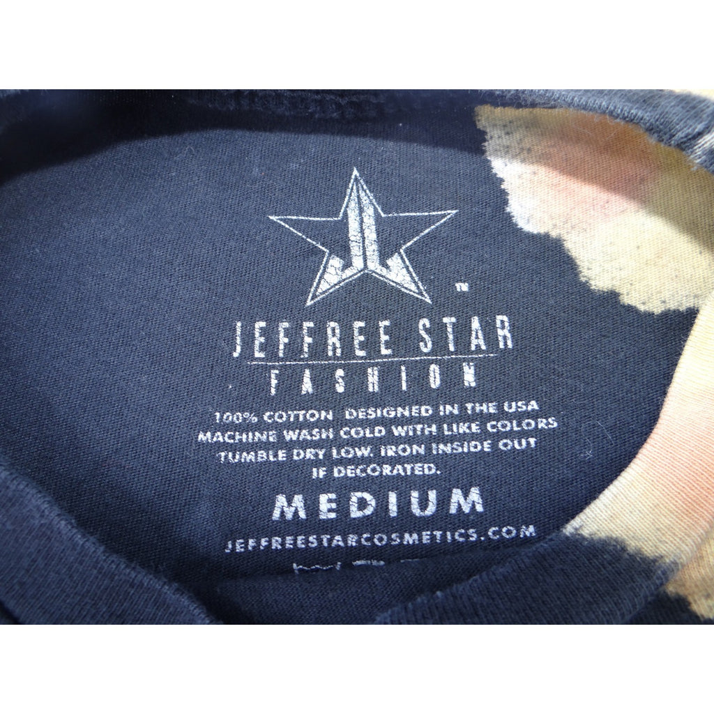 Jeffree Star Fashion Tie Dye Star Logo Graphic T Shirt Medium