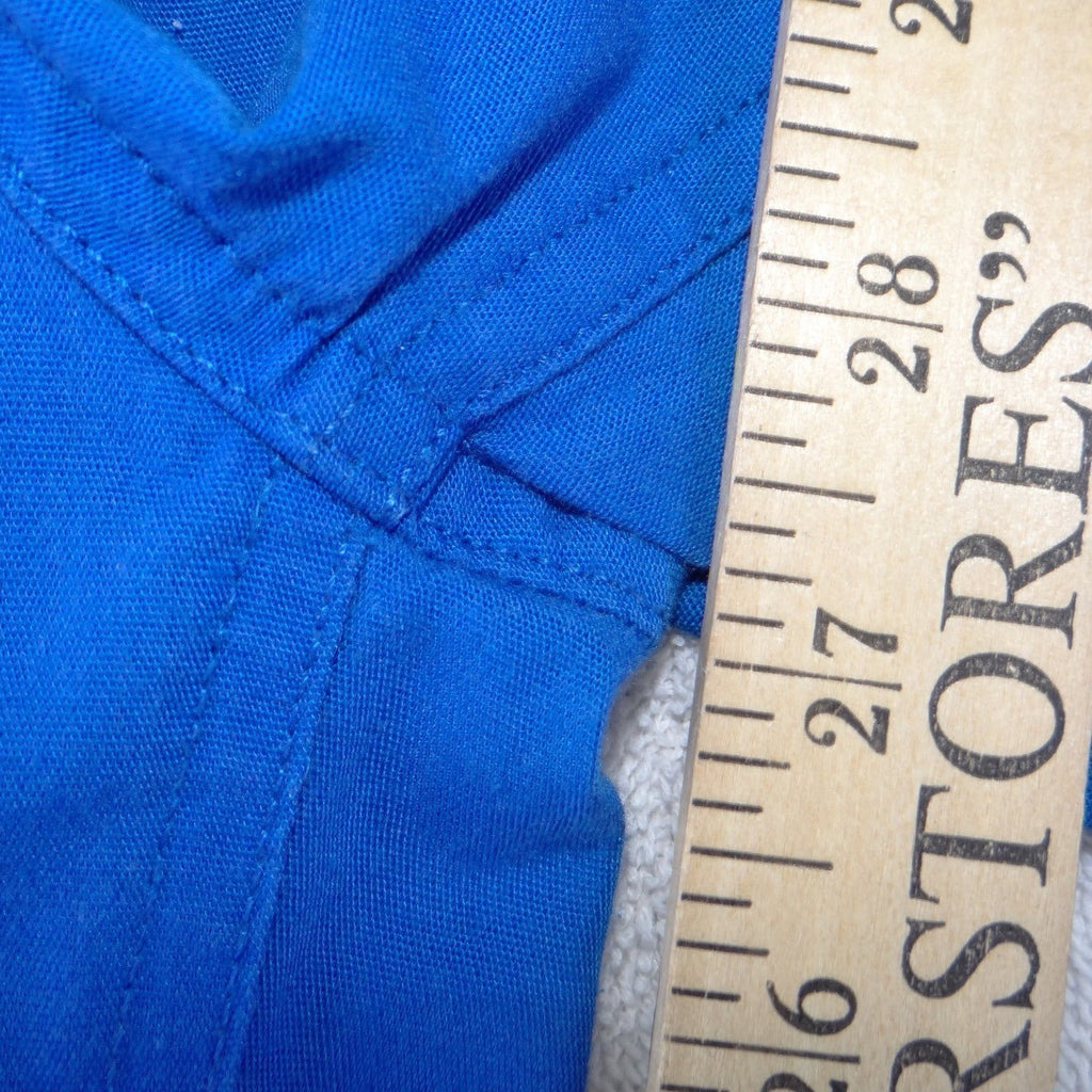 Cherokee Workwear Women Royal Blue Cargo Scrub Pants XS Drawstring