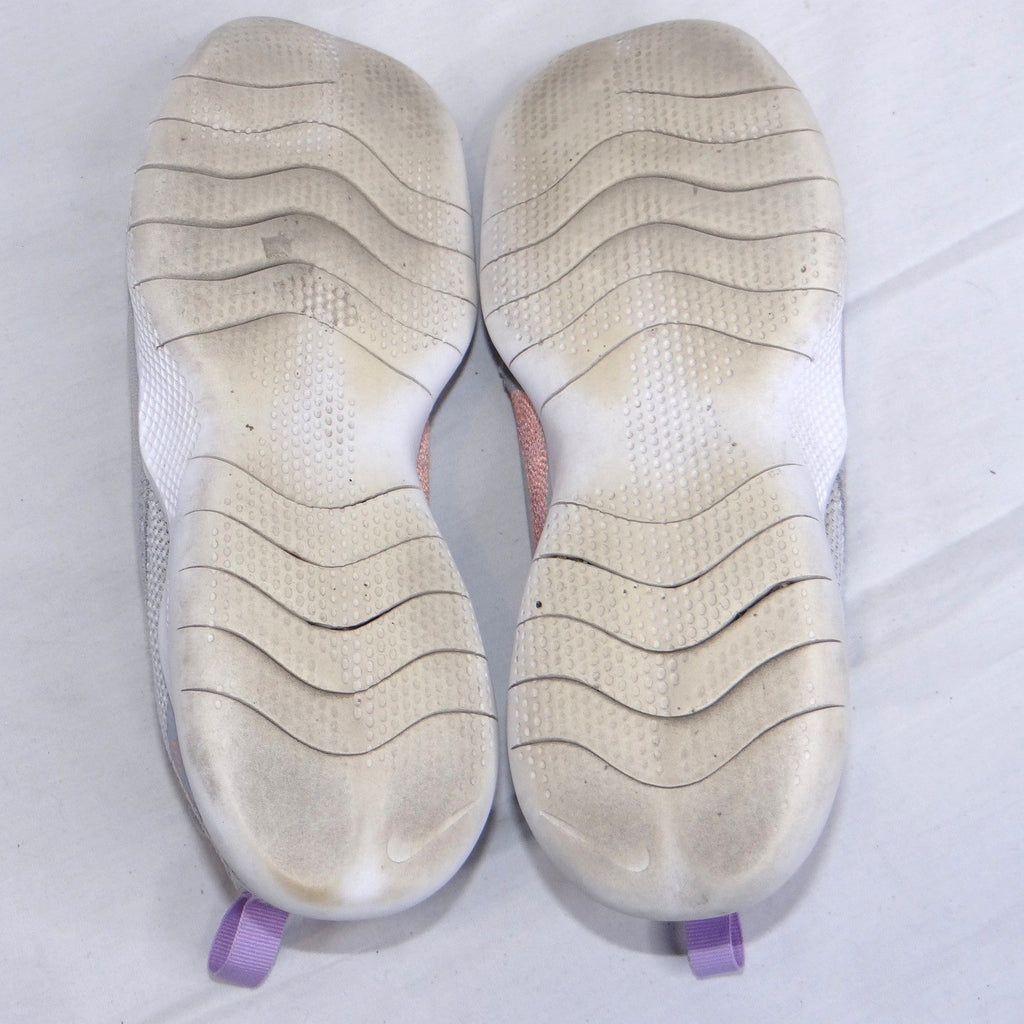 Nike Flex Running Shoes Women's Gray Peach Swoosh Lightweight Size 6.5