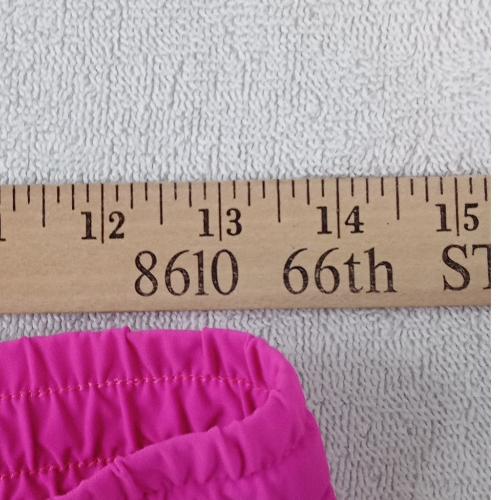 Womens Hot Pink Performance Jogger Pants Drawstring Elastic Waist Utility Pocket