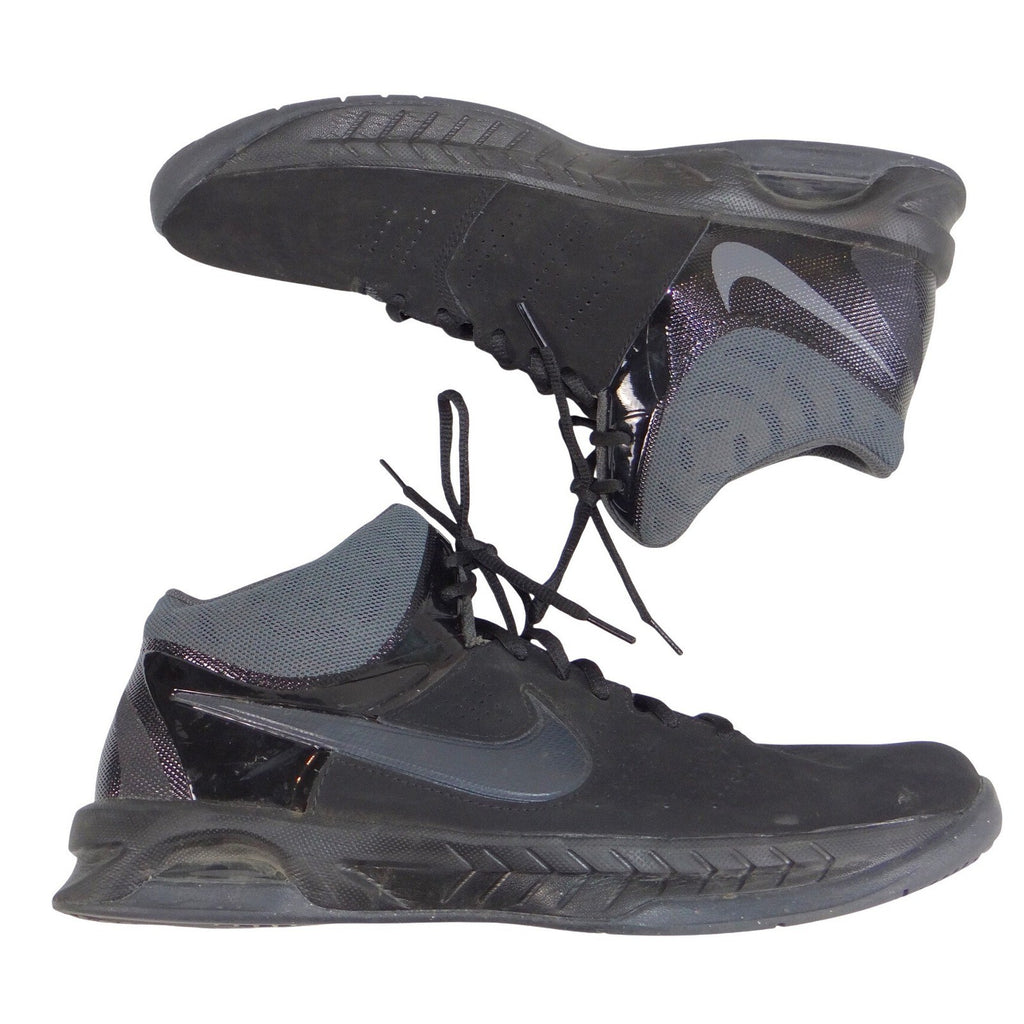 Nike Air Overplay IX Mens Black Basketball Shoes Size 13 High Top