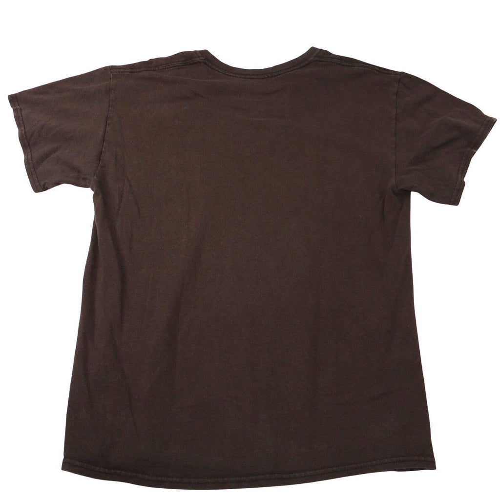 Nirvana Band Photo T Shirt Men's Size Medium Brown Short Sleeve Graphic Tee