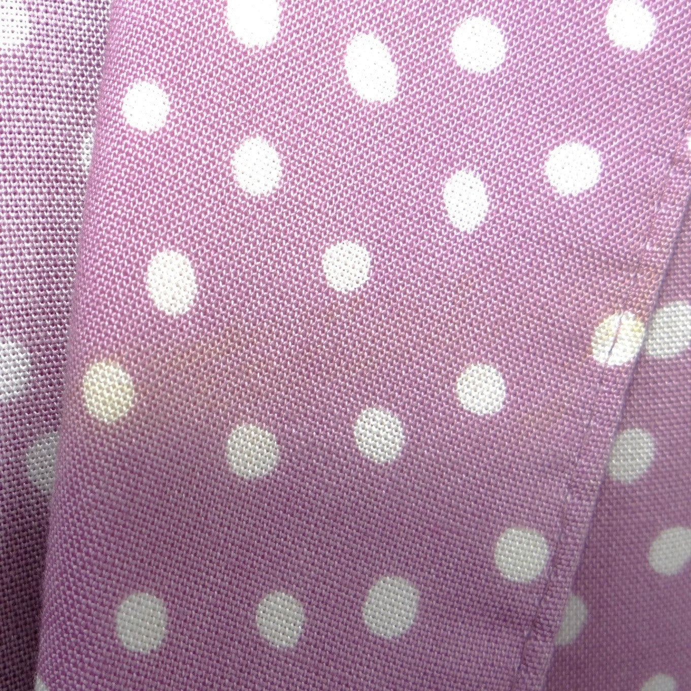 Vintage Connections Mauve Polka Dot Skirt Suit Set Blazer Skirt Belt Large 16/18