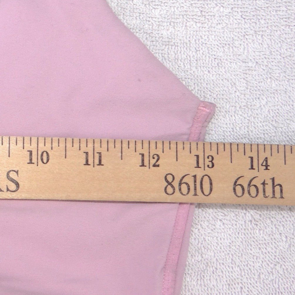 All In Motion Womens Mauve Pink Double Strap V-Neck Sports Bra Size S