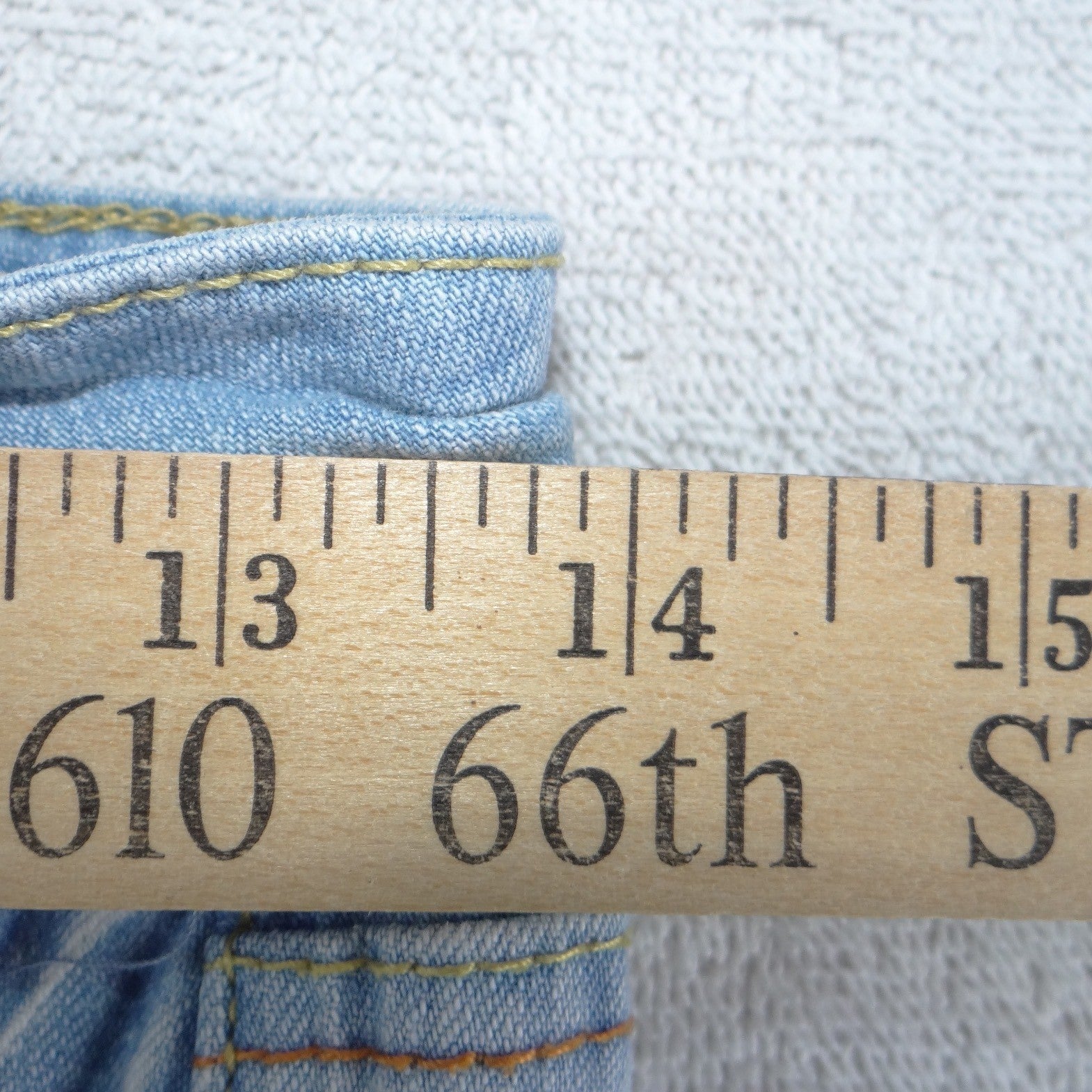 Indigo Rein Light Wash Distressed Cuffed Denim Shorts Blue Size 3 Low Rise