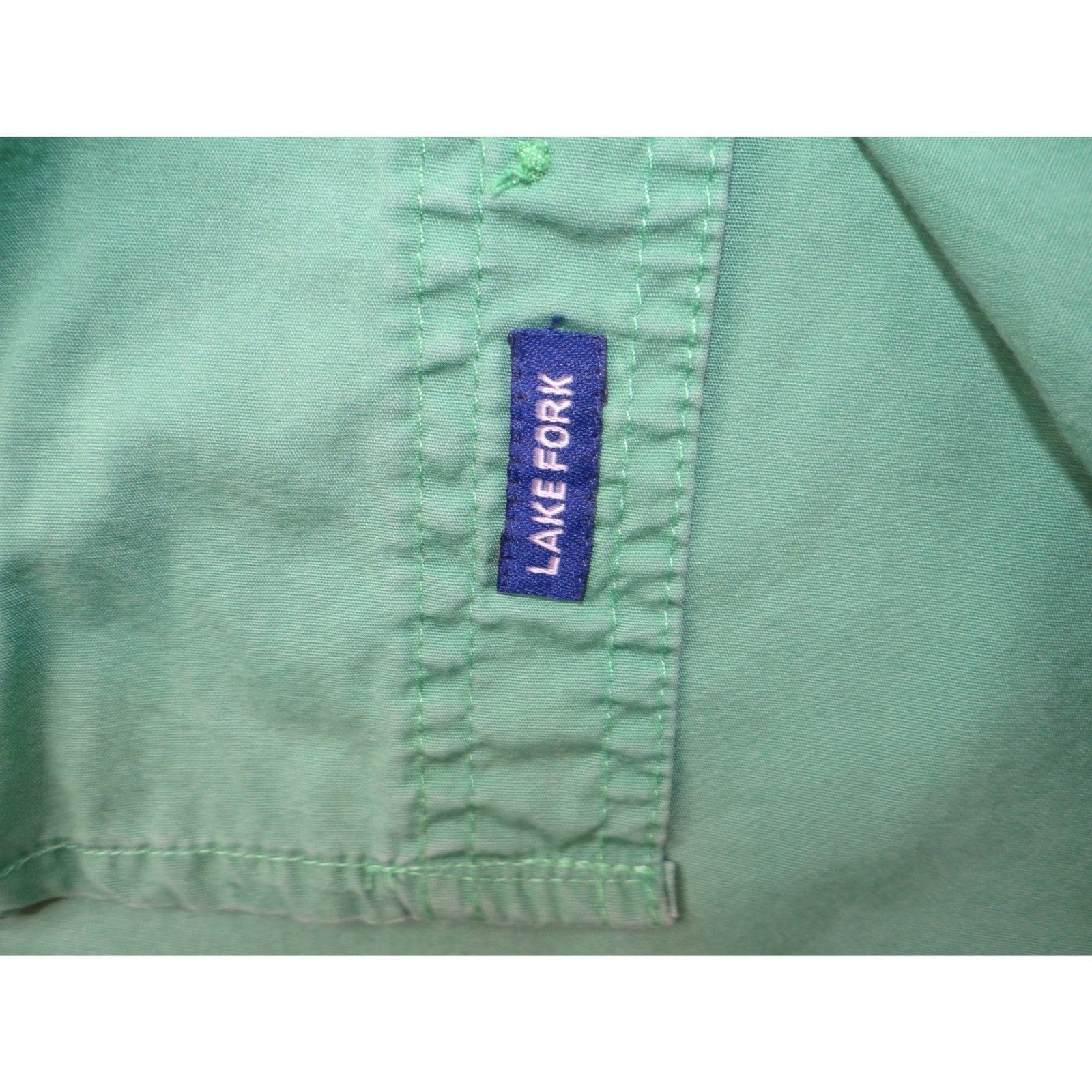 Magellan Sportswear Men's Green Short Sleeve Button Up Fishing Shirt Size L