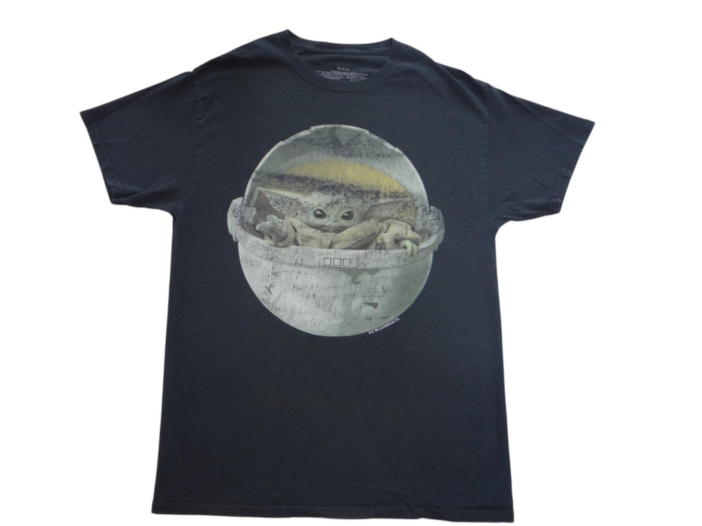 Baby Yoda Graphic T-Shirt - Black