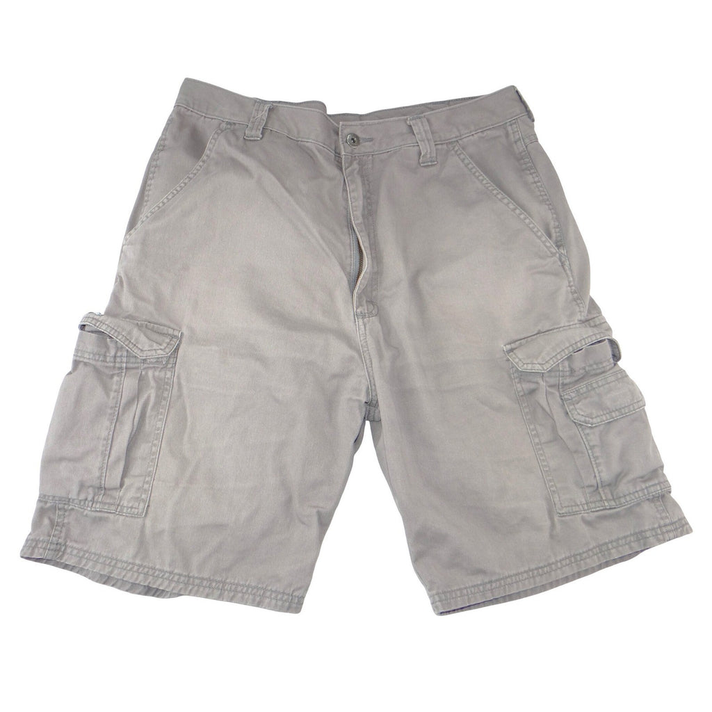 Old Navy Mens Cargo Shorts Grey Cotton Twill Relaxed Fit Size 36