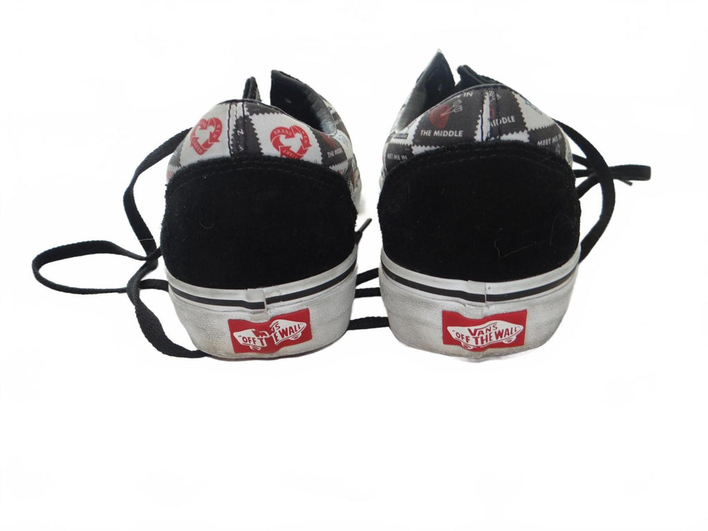 Vans Men's Black and Patterned Sneakers