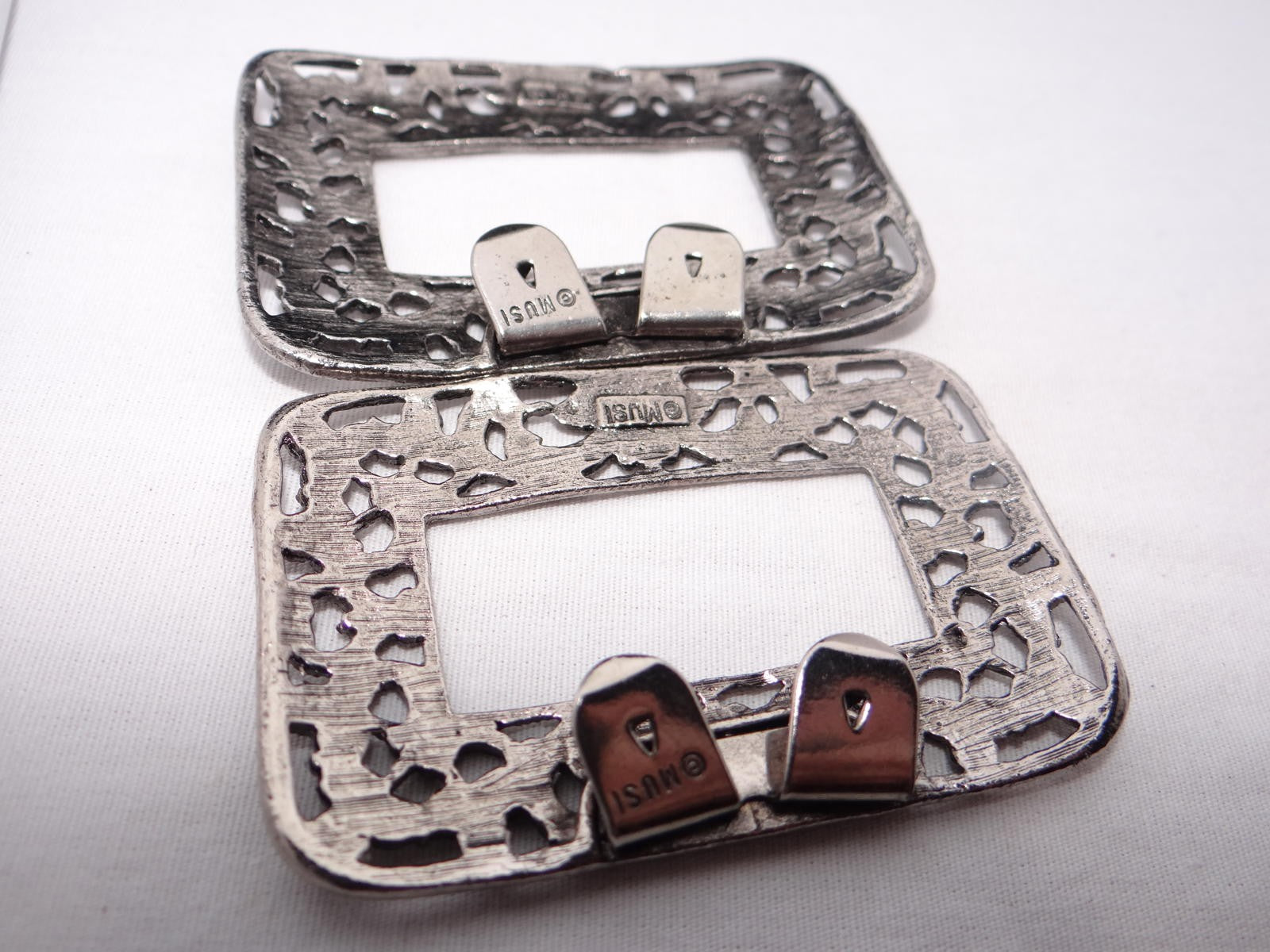 Vintage MUSI Decorative Belt Buckles