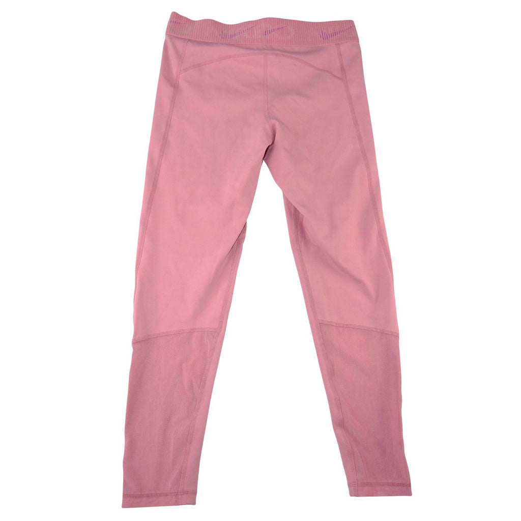 Nike Dri-FIT Womens Pink High Rise Mesh Panel Performance Leggings Size L