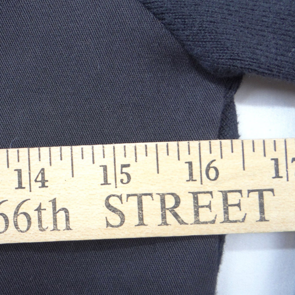 Vintage Iconic Michael Simon Women Black Ruffle Pleated Button Front Jacket Sz S