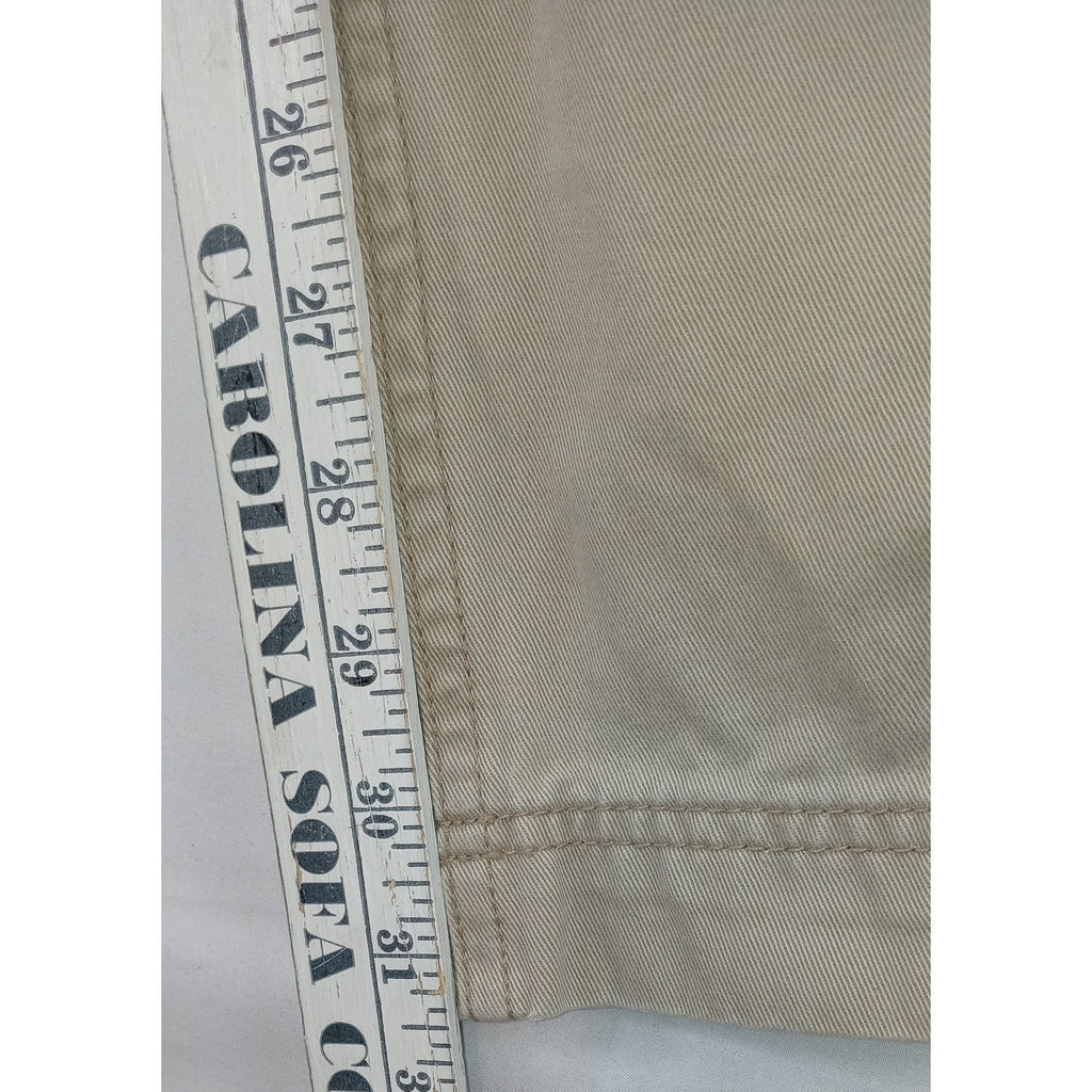 Eddie Bauer Mens Tan Cargo Pants Cotton Casual Outdoor Size XL