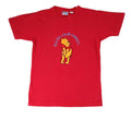 Pooh Felt a Laugh Coming On Red Graphic T Shirt Size S