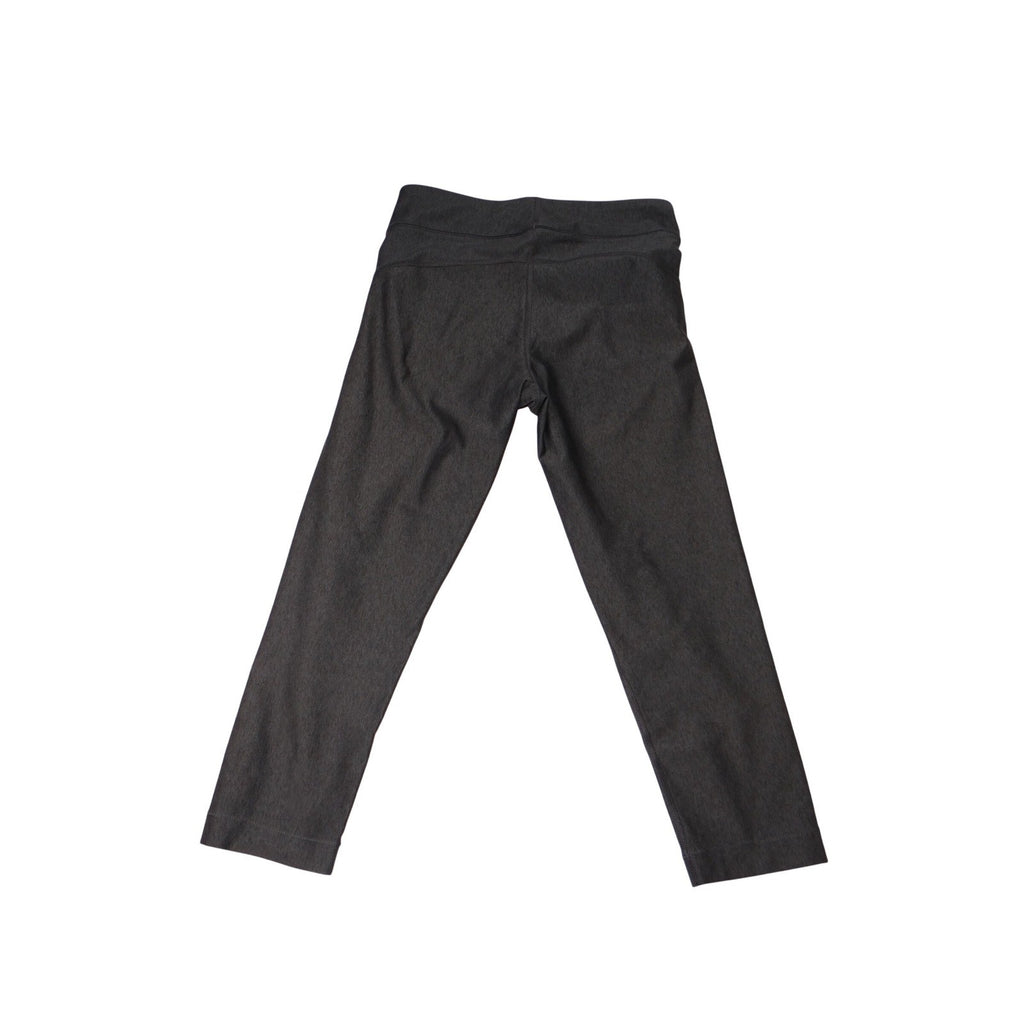 Under Armour  Dark Gray Capri Leggings Athletic Fitness Size Medium Youth Girl's